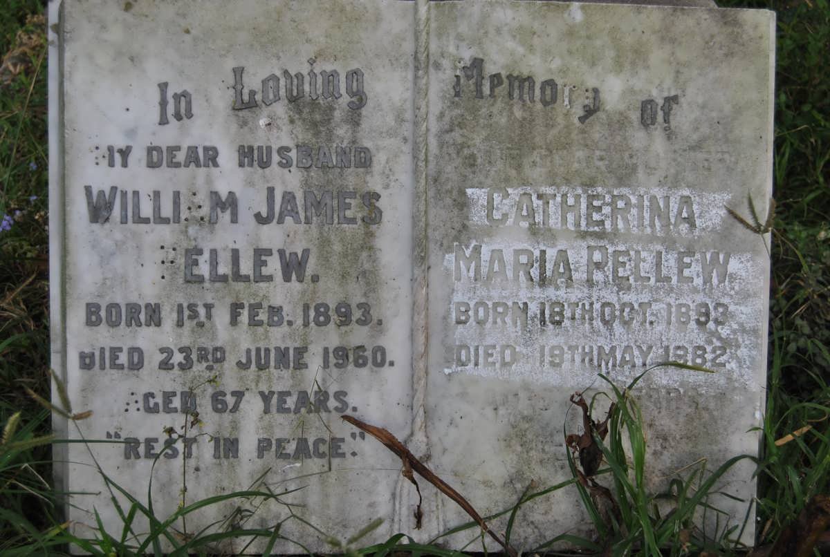 PELLEW William James 1893-1960 &amp; Catherina Maria 1893-1982