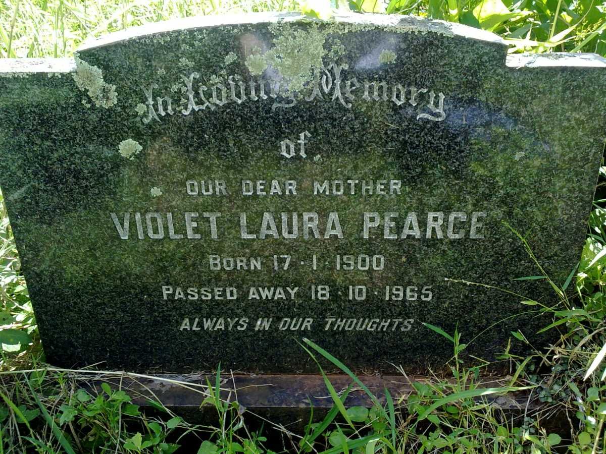 PEARCE Violet Laura 1900-1965