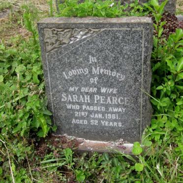 PEARCE Sarah -1961