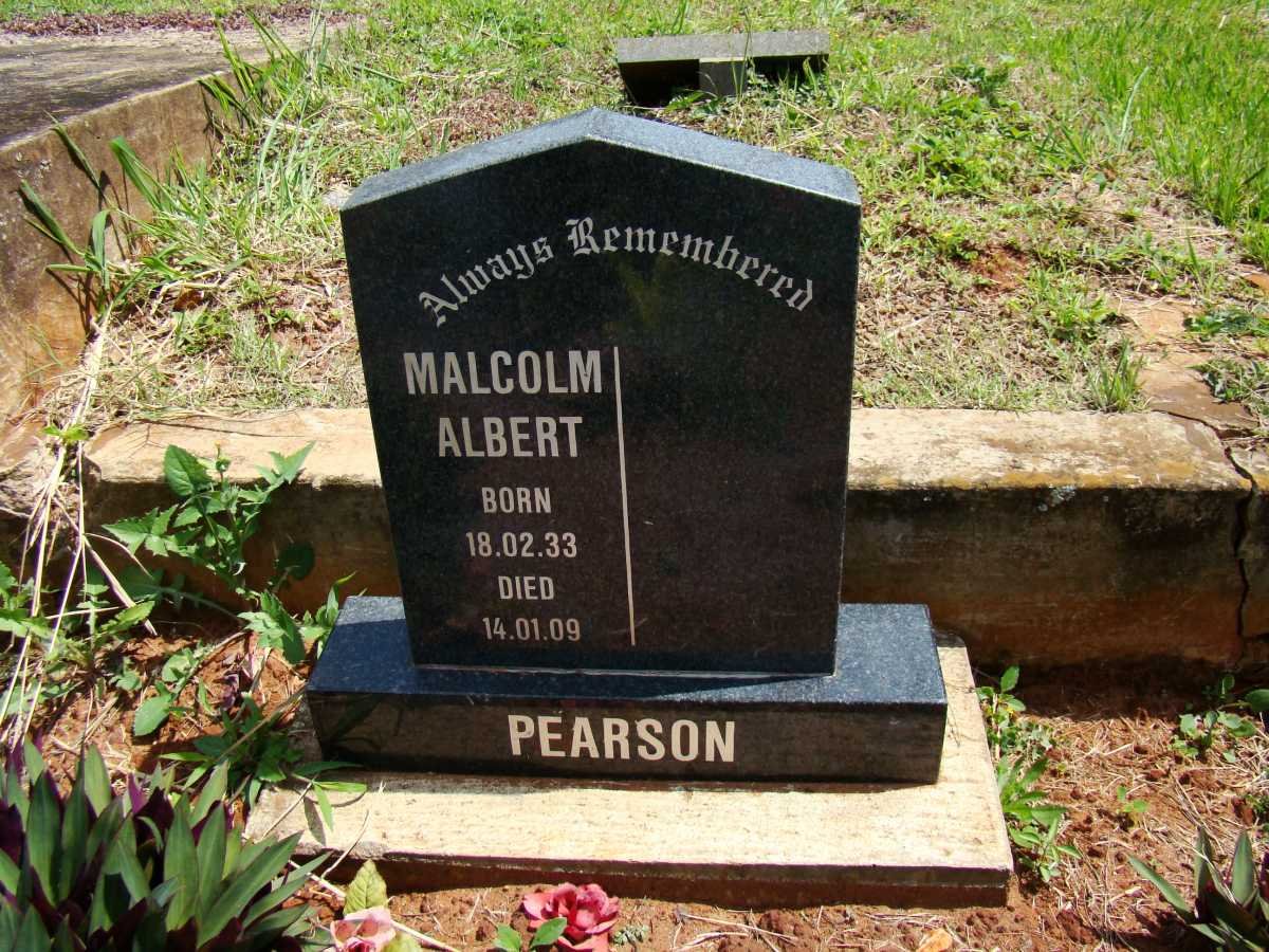 PEARSON Malcolm Albert 1933-2009