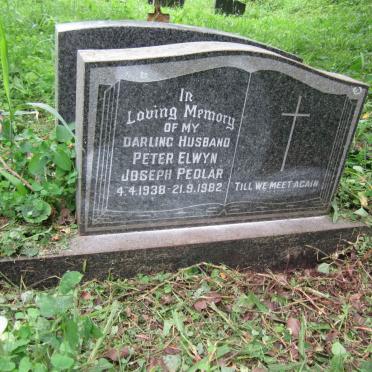 PEDLAR Peter Elwyn Joseph 1938-1982