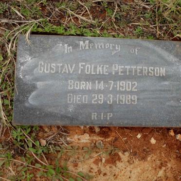 PETTERSON Gustav Folke 1902-1989