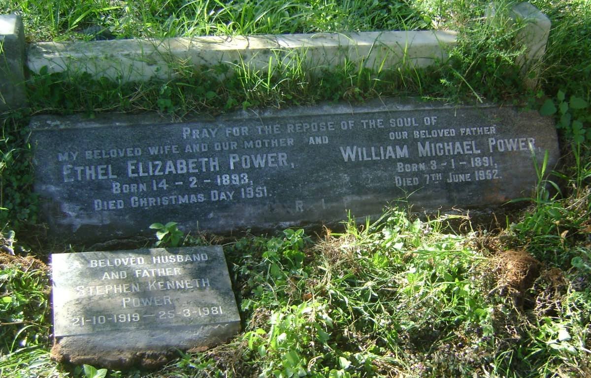 POWER William Michael 1891-1952 &amp; Ethel Elizabeth 1893-1951 :: POWER Stephen Kenneth 1919-1981