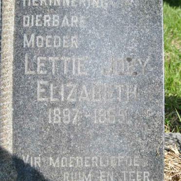 POSTHUMUS Gerhardus Rudolph 1897-1963 &amp; Lettie Joey Elizabeth 1887-1965