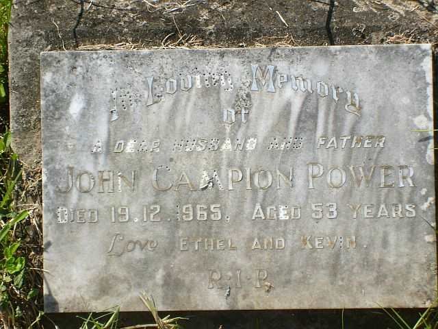 POWER John Campion 1912-1965