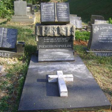 POLYCHRONOPOULOS Andrew -1970 &amp; Helen -1987:: POLYCHRONOPOULOS John 1925-2000