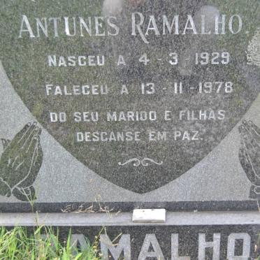 RAMALHO Antunes 1929-1978