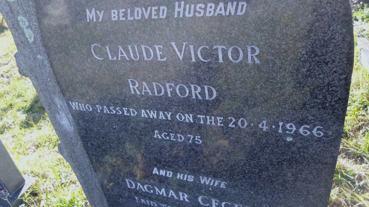 RADFORD Claude Victor -1966