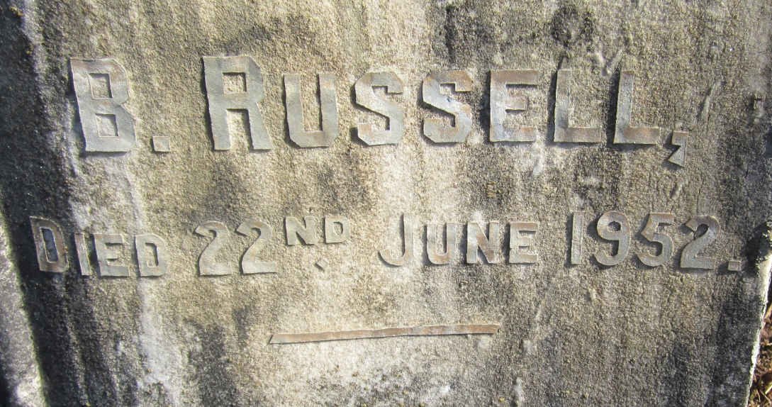 RUSSELL Bertha -1952