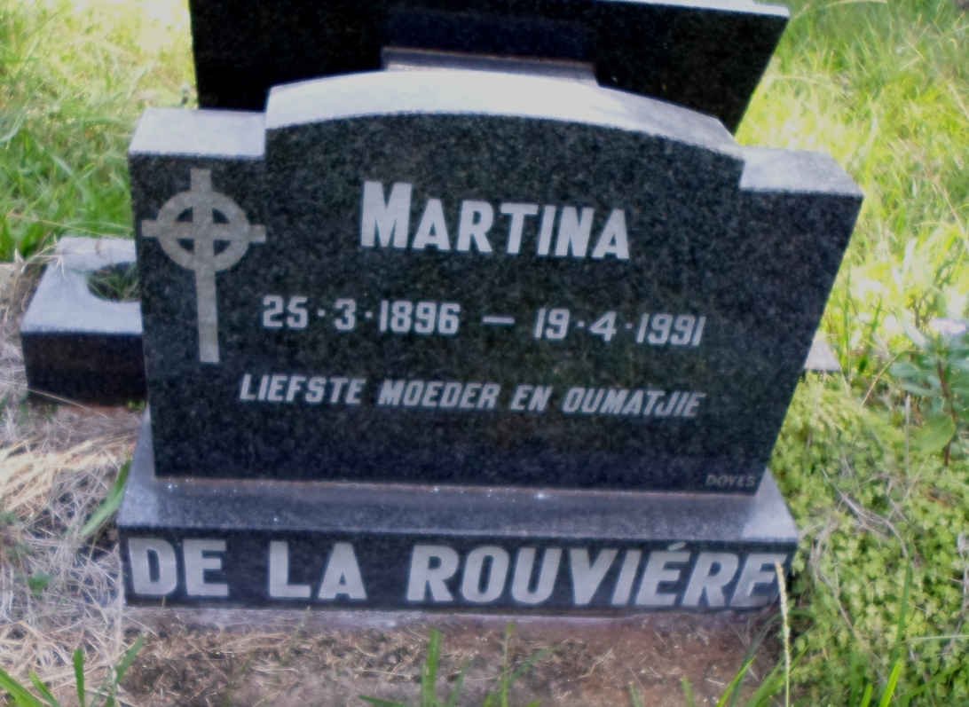 ROUVIERE Martina, de la 1896-1991