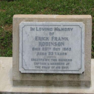 ROBINSON Erick Frank -1943