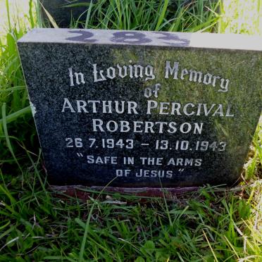 ROBERTSON Arthur Percival 1943-1943