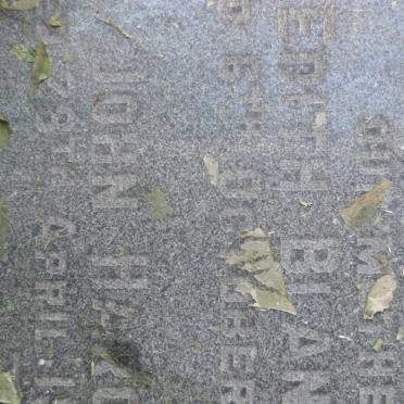ROBERTS John Harold -1924 &amp; Edith Blanche -1918
