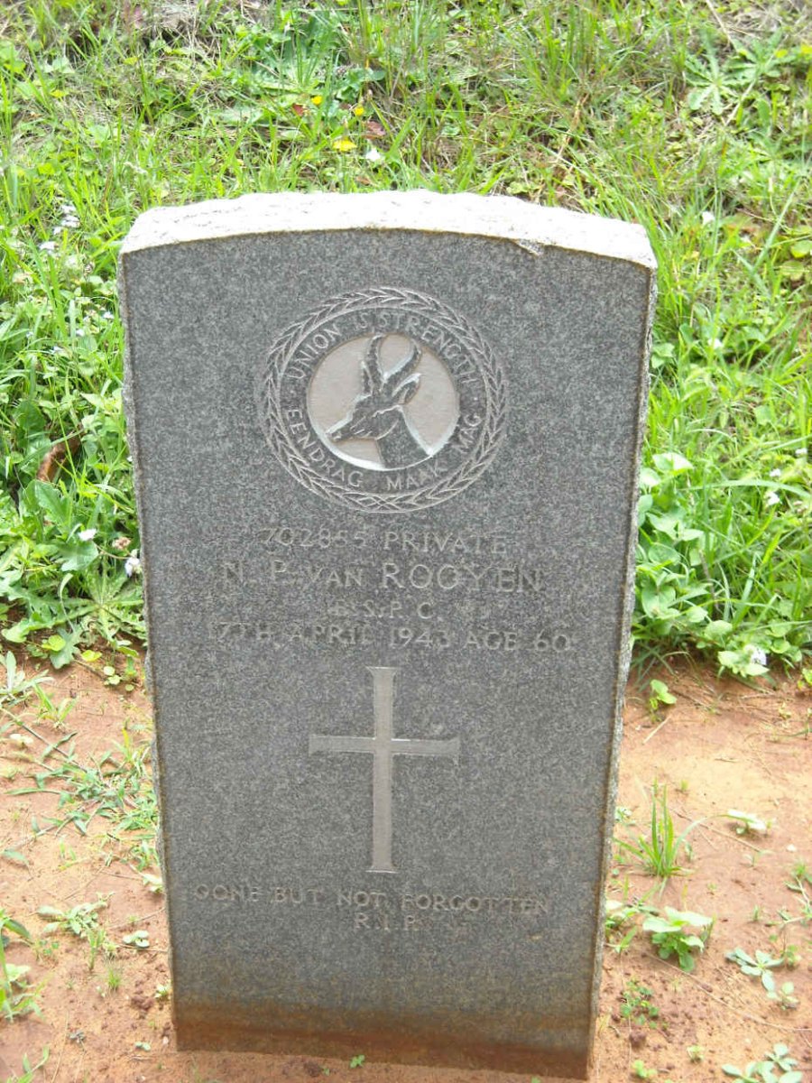 ROOYEN N.P., van -1943