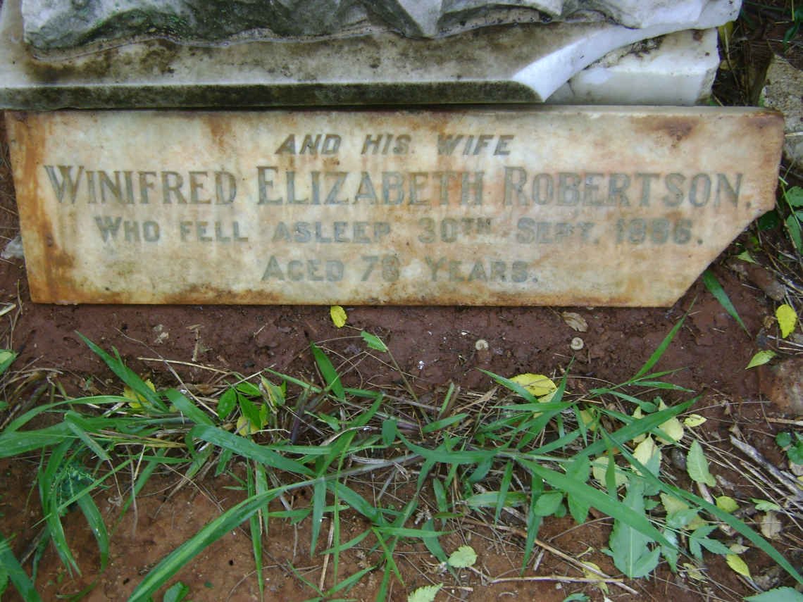 ROBERTSON William -1940 &amp; Winifred Elizabeth -1966