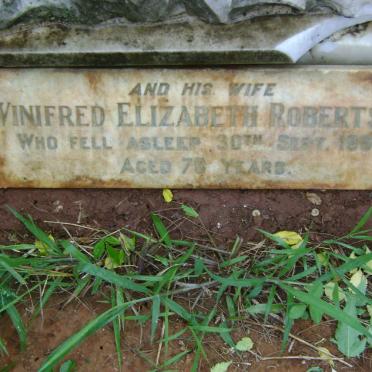 ROBERTSON William -1940 &amp; Winifred Elizabeth -1966