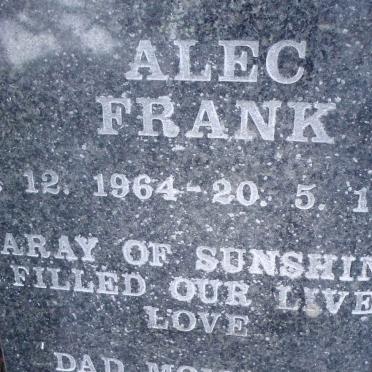 ROUX Alec Frank, le 1964-1984