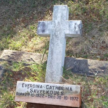 SAVELKOULS Everdina Catherina 1922-1972
