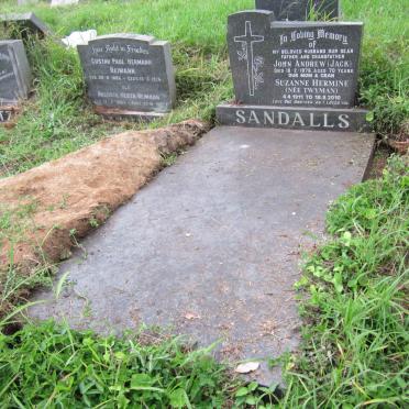 SANDALLS John Andrew -1976 &amp; Suzanne Hermine TWYMAN 1911-2010