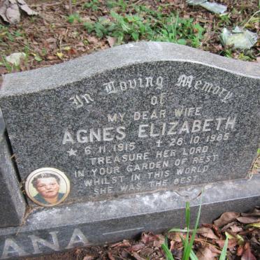 SANTANA Agnes Elizabeth 1915-1985