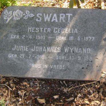 SWART Jurie Johannes Wynand 1918-1981 &amp; Hester Cecilia 1910-1977