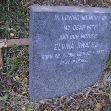SWALES Elvina 1908-1977 :: SWALES N. Wilbert