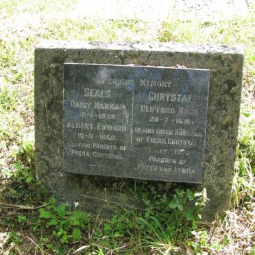 SEALS Albert Edward -1956 &amp; Daisy Hannah -1939 :: CHRYSTAL Clifford Hugh -1970 &amp; Freda -1970