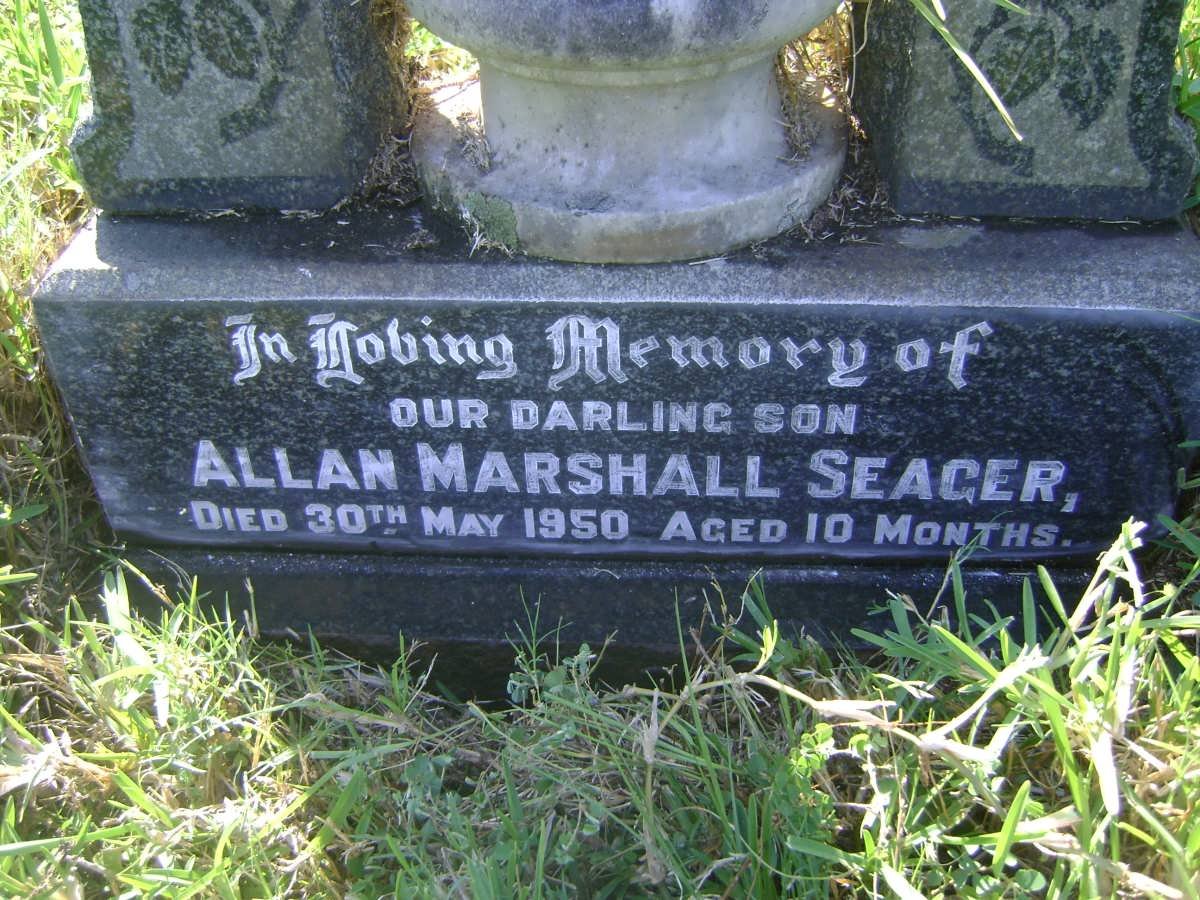 SEAGER Allan Marshall -1950