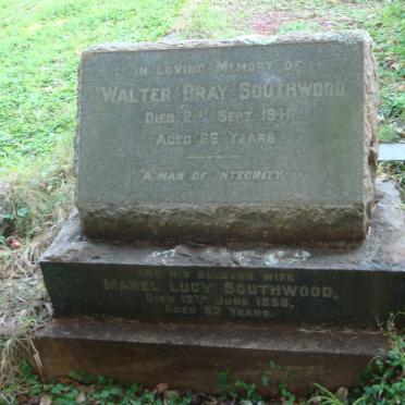 SOUTHWOOD Walter Bray -1941 &amp; Mabel Lucy -1958