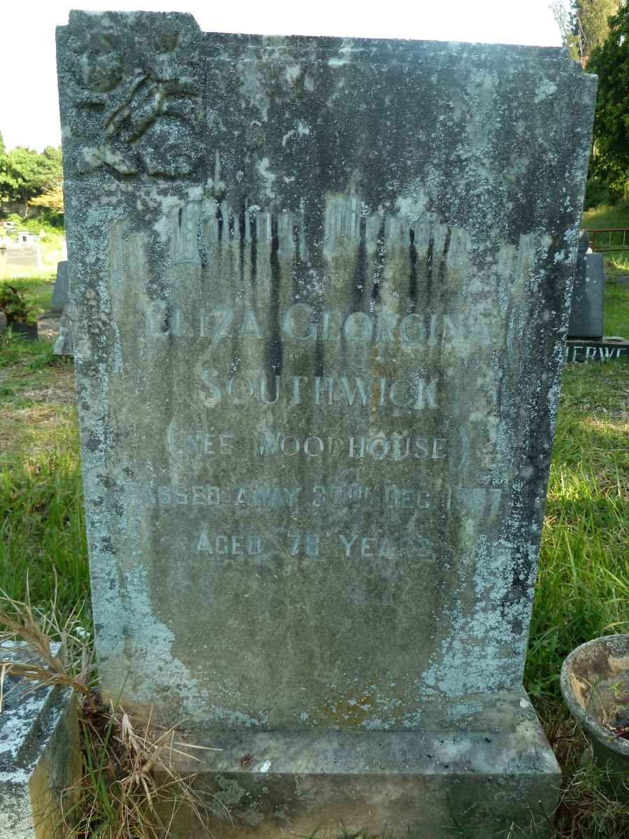 SOUTHWICK Eliza Georgina nee WOODHOUSE -1967