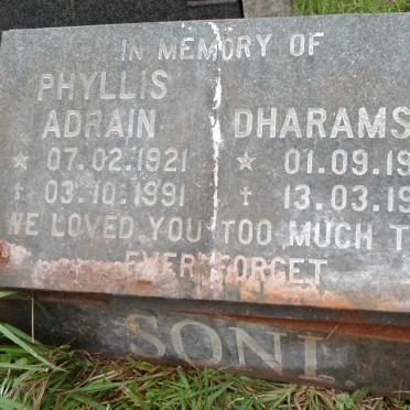 SONI Dharamsee 1920-1981 &amp; Phyllis Adrain 1921-1991