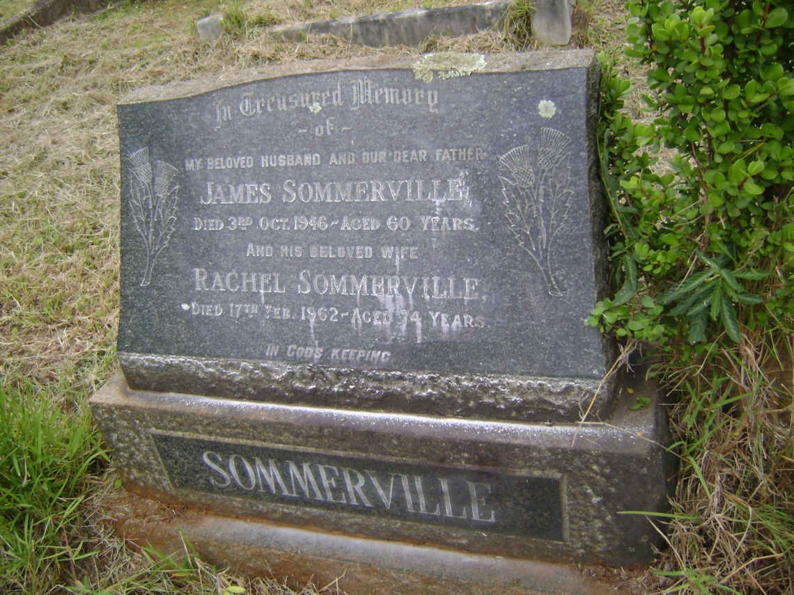 SOMMERVILLE James -1946 &amp; Rachel -1962