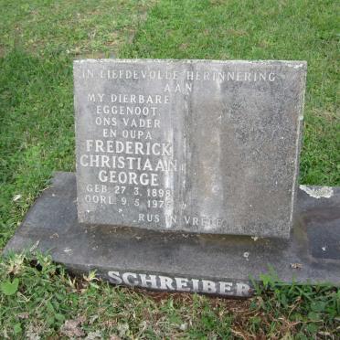 SCHREIBER Frederick Christiaan George 1898-1975