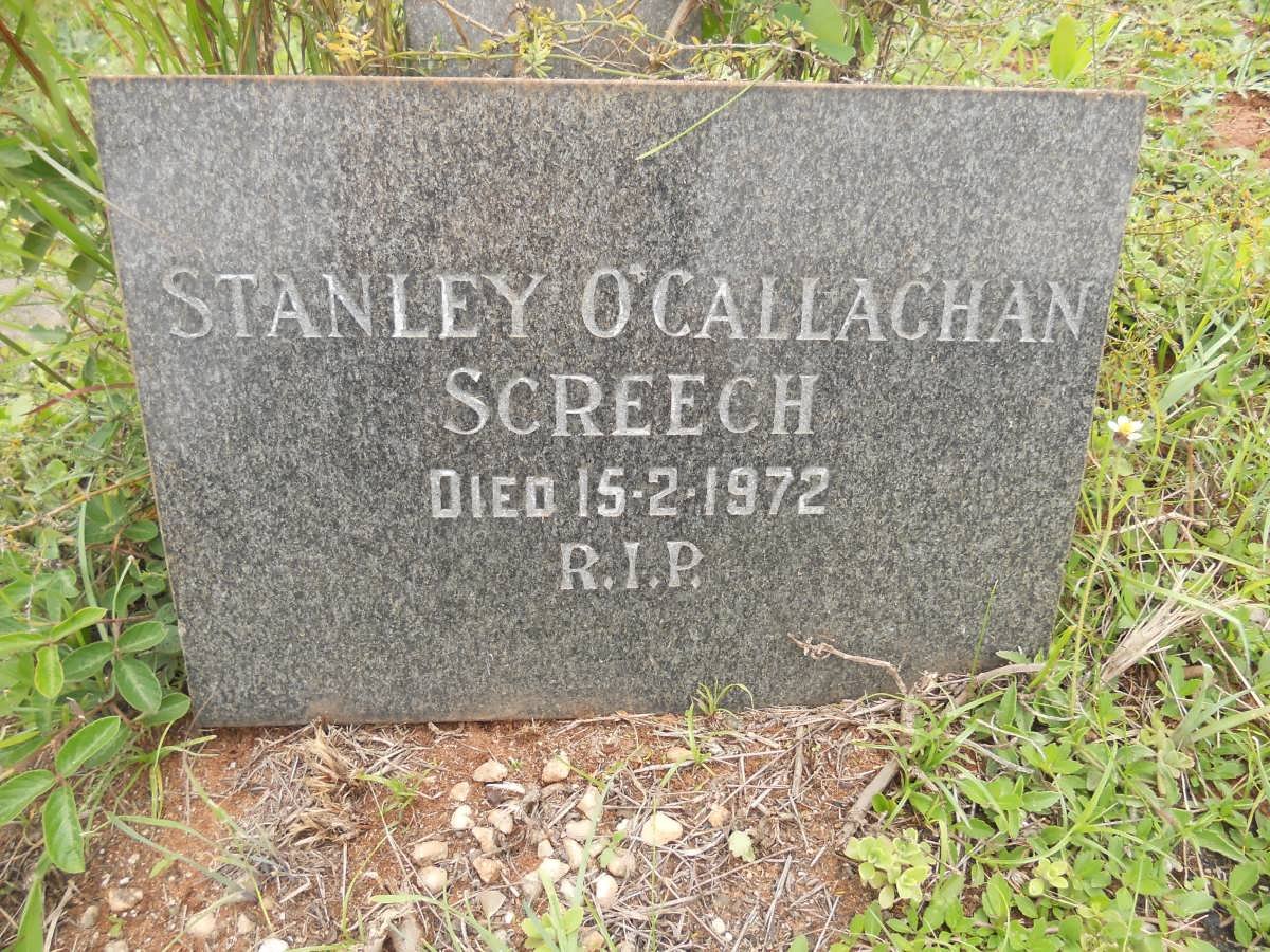 SCREECH Stanley O'Callaghan -1972