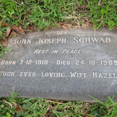 SCHWAB John Joseph 1910-1969