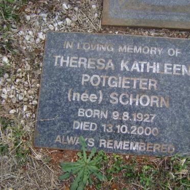 POTGIETER Theresa Kathleen nee SCHORN 1927-2000