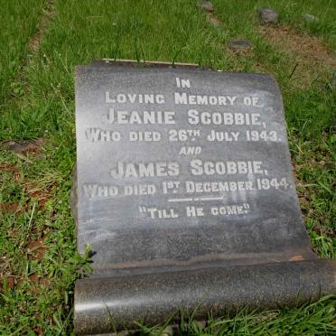 SCOBBIE James -1944 &amp; Jeanie -1943