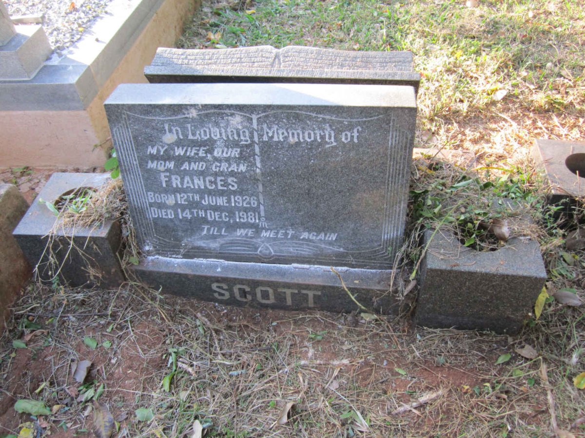 SCOTT Frances 1926-1981