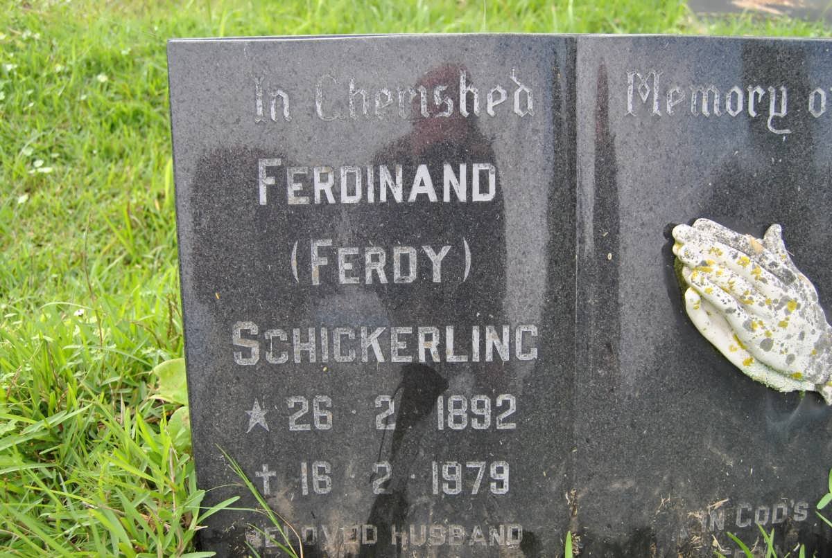 SCHICKERLING Ferdinand 1892-1979
