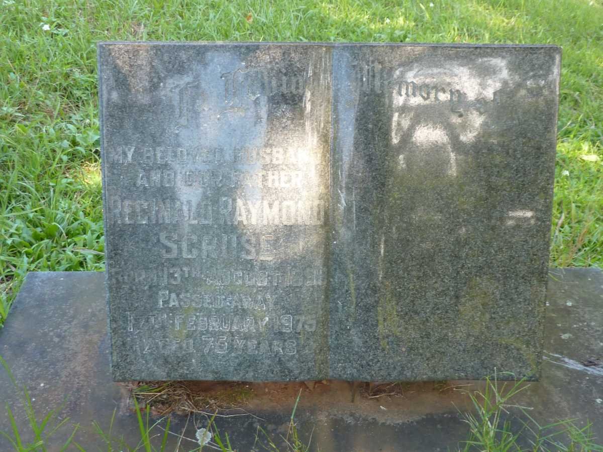 SCRUSE Reginald Raymond 1891-1975
