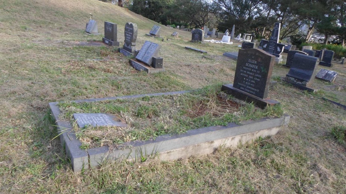 SCHAFER Ellen 1896-1972 :: SCHAFER Alec H. 1921-1982 &amp; Gloria Ruth 1927-1997