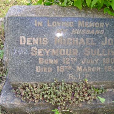 SULLIVAN Denis Michael Joseph Seymour 1905-1937