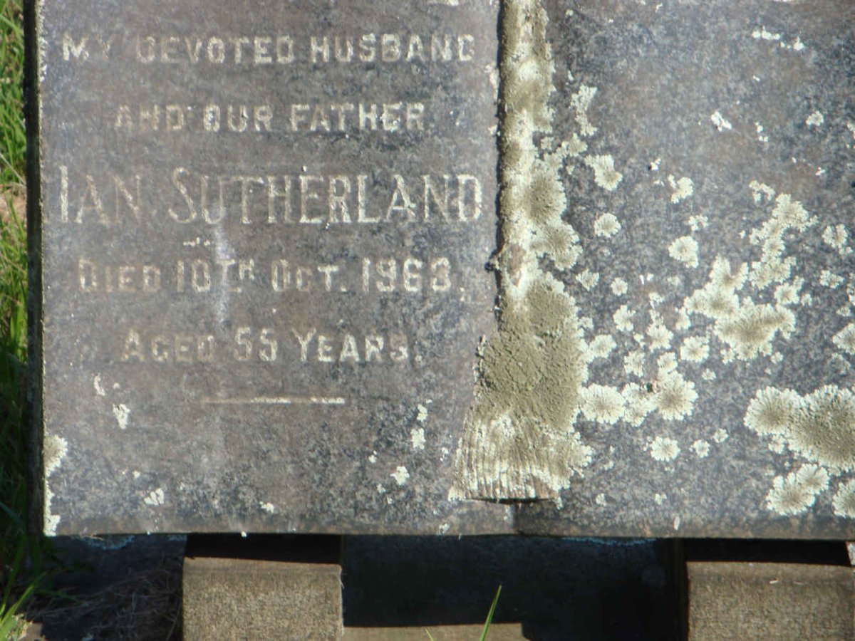 SUTHERLAND Ian -1963