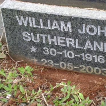 SUTHERLAND Marjorie Phyllis 1899-1983 :: SUTHERLAND William John 1916-2003 :: COX Isabel Florence -1928