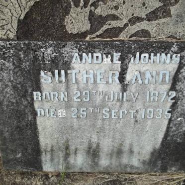 SUTHERLAND Alexandre Johns 1872-1935