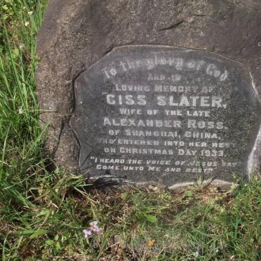 SLATER Giss -1933