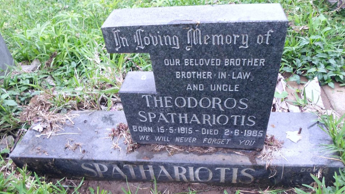 SPATHARIOTIS Theodoros 1915-1985