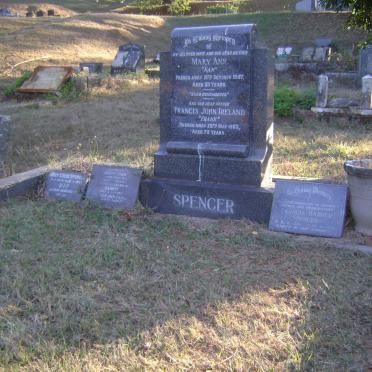 SPENCER Francis John Ireland -1963 &amp; Mary Ann -1947