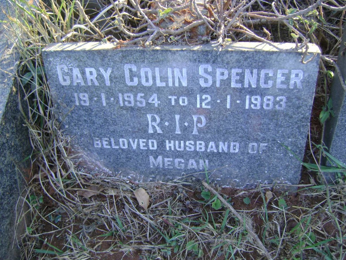 SPENCER Gary Colin 1954-1983
