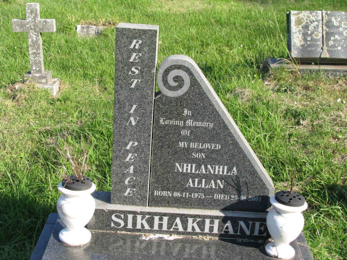 SIKHAKHANE Nhlanhla Allan 1975-2001